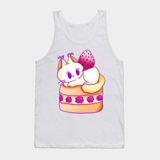 strasberry special cat Tank Top